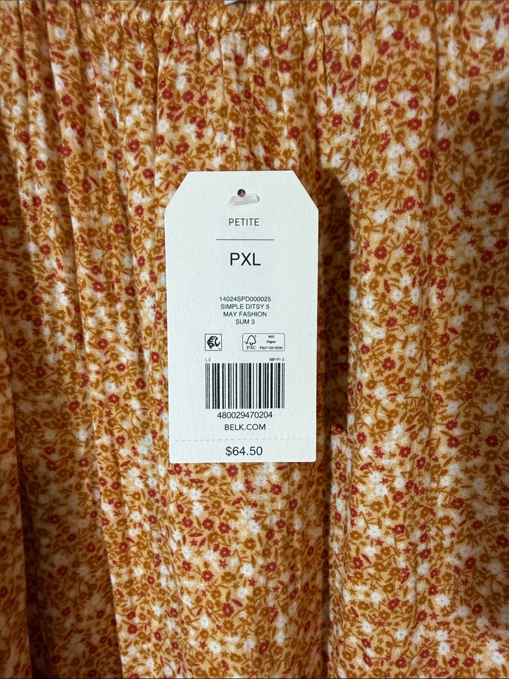 NWT! Wonderly
Petite Flutter Sleeve Printed Dress - Picture 4 of 7